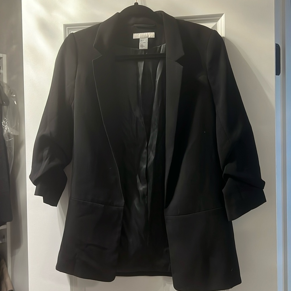 H&M Black Boyfriend Blazer